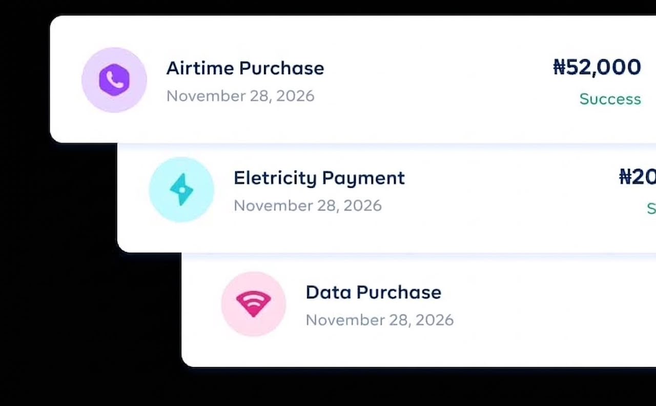 Data, Airtime and Bills